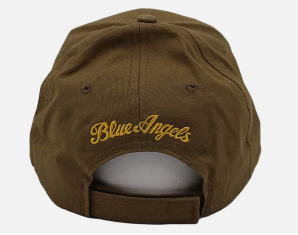 new u.s. navy blue angels baseball cap hat. khaki. 6880